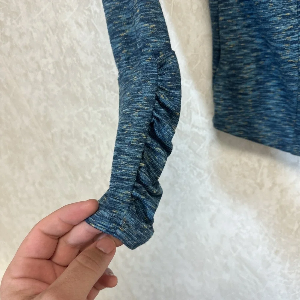 Columbia Outerspaced Sweater Women L Plus Ruffle Hiking Gorpcore 1/4 Zip Trek - Picture 3 of 10